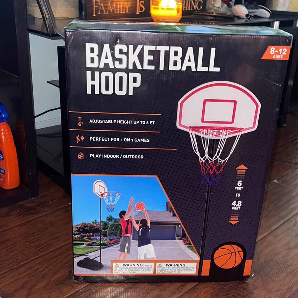 New in box  Basketball hoop